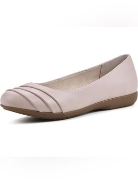 NWOB CLIFFS BY WHITE MOUNTAIN Women's Clara Ballet Flat Light Pink US 8 Wide